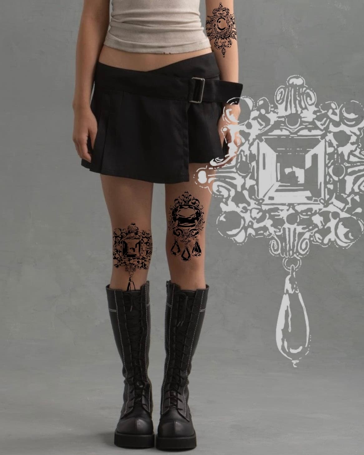 Flash design 15 — pre-designed tattoo available for booking